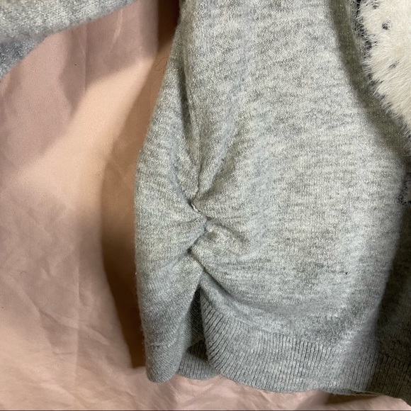 “Mama” llama fuzzy maternity sweater Size XL - Picture 5 of 11